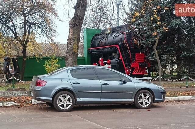 Серый Пежо 407, объемом двигателя 2 л и пробегом 225 тыс. км за 5600 $, фото 2 на Automoto.ua