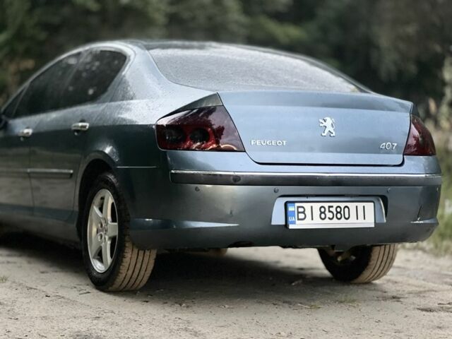 Серый Пежо 407, объемом двигателя 2 л и пробегом 230 тыс. км за 4700 $, фото 3 на Automoto.ua