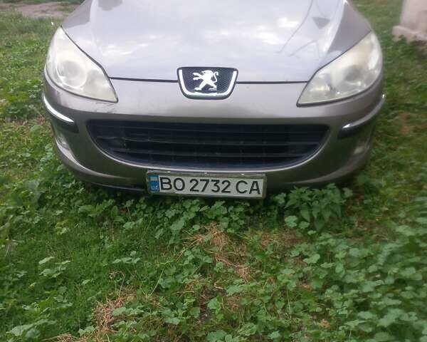 Серый Пежо 407, объемом двигателя 2 л и пробегом 169 тыс. км за 4700 $, фото 1 на Automoto.ua