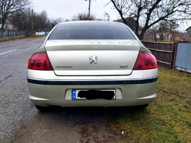 Серый Пежо 407, объемом двигателя 2 л и пробегом 240 тыс. км за 3800 $, фото 1 на Automoto.ua