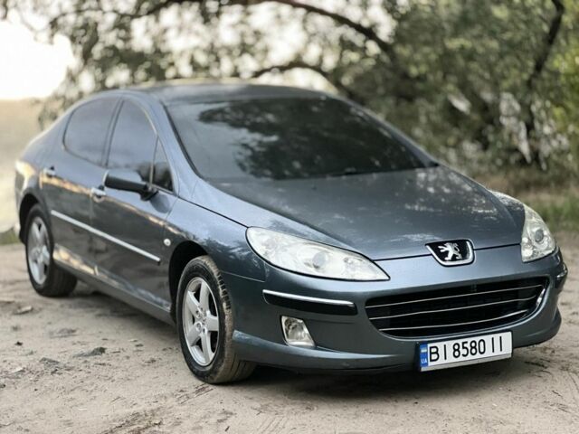 Серый Пежо 407, объемом двигателя 2 л и пробегом 230 тыс. км за 4700 $, фото 1 на Automoto.ua