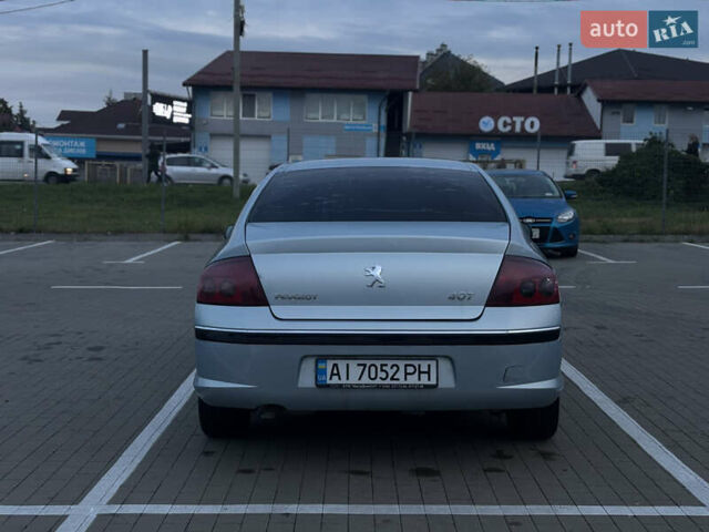 Серый Пежо 407, объемом двигателя 2 л и пробегом 265 тыс. км за 3900 $, фото 5 на Automoto.ua