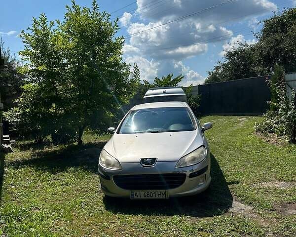 Сірий Пежо 407, об'ємом двигуна 2 л та пробігом 280 тис. км за 3000 $, фото 4 на Automoto.ua