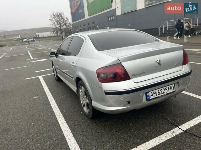 Серый Пежо 407, объемом двигателя 2 л и пробегом 250 тыс. км за 4700 $, фото 1 на Automoto.ua