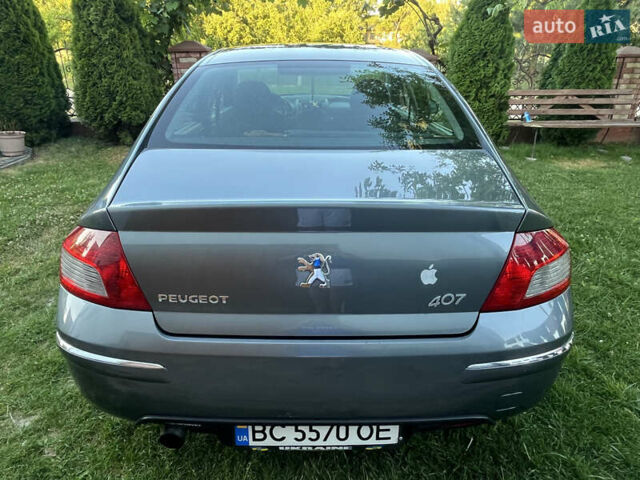 Серый Пежо 407, объемом двигателя 1.6 л и пробегом 240 тыс. км за 5700 $, фото 12 на Automoto.ua