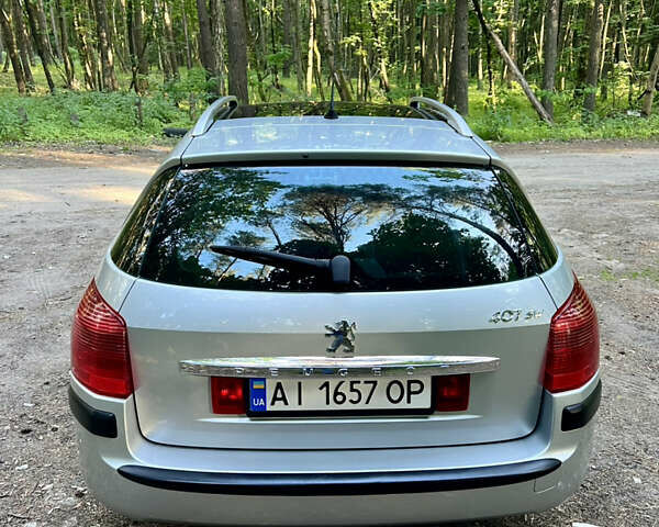 Серый Пежо 407, объемом двигателя 1.8 л и пробегом 152 тыс. км за 4000 $, фото 3 на Automoto.ua
