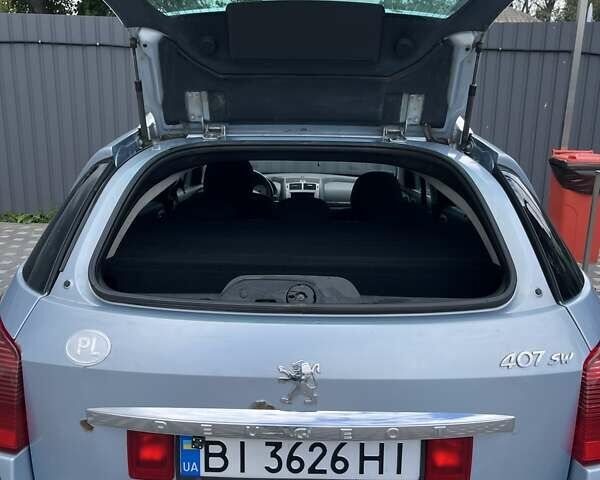 Сірий Пежо 407, об'ємом двигуна 2 л та пробігом 323 тис. км за 4400 $, фото 7 на Automoto.ua