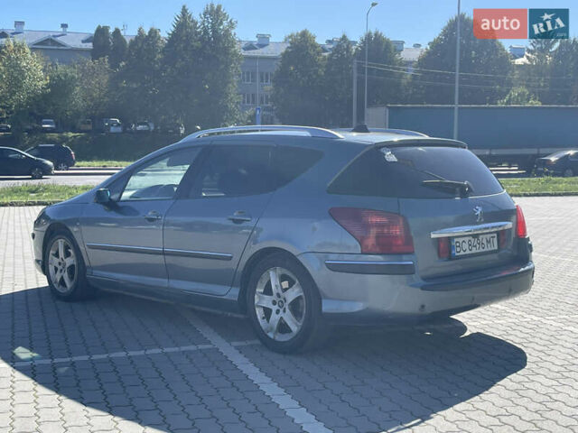 Серый Пежо 407, объемом двигателя 2 л и пробегом 390 тыс. км за 3800 $, фото 2 на Automoto.ua