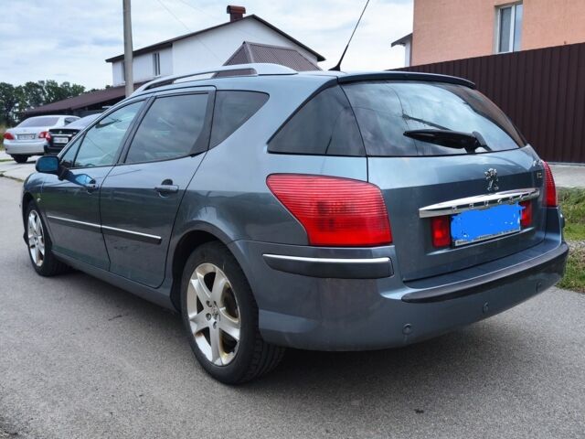 Сірий Пежо 407, об'ємом двигуна 2 л та пробігом 299 тис. км за 2200 $, фото 3 на Automoto.ua