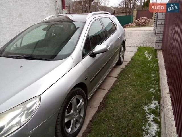 Серый Пежо 407, объемом двигателя 2 л и пробегом 226 тыс. км за 4500 $, фото 2 на Automoto.ua