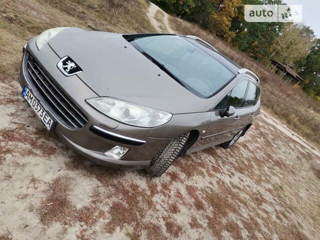 Серый Пежо 407, объемом двигателя 2 л и пробегом 430 тыс. км за 5000 $, фото 24 на Automoto.ua