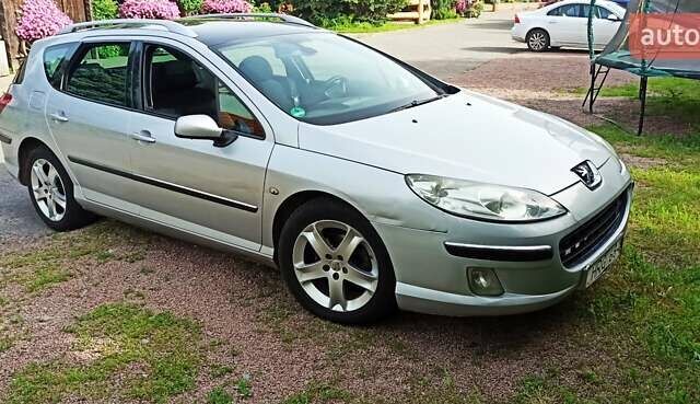 Серый Пежо 407, объемом двигателя 2 л и пробегом 251 тыс. км за 4200 $, фото 14 на Automoto.ua
