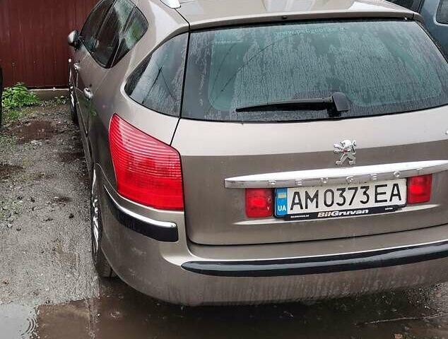 Серый Пежо 407, объемом двигателя 2 л и пробегом 430 тыс. км за 5000 $, фото 5 на Automoto.ua