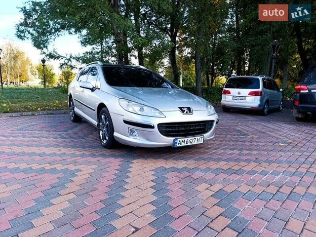 Серый Пежо 407, объемом двигателя 2 л и пробегом 467 тыс. км за 4399 $, фото 4 на Automoto.ua