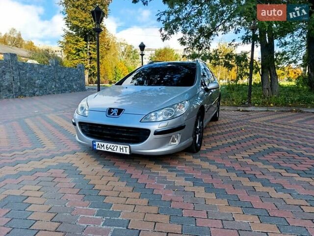Серый Пежо 407, объемом двигателя 2 л и пробегом 467 тыс. км за 4399 $, фото 1 на Automoto.ua