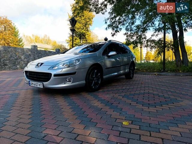 Серый Пежо 407, объемом двигателя 2 л и пробегом 467 тыс. км за 4399 $, фото 14 на Automoto.ua