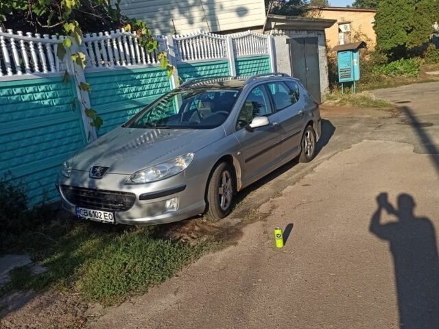 Сірий Пежо 407, об'ємом двигуна 1.7 л та пробігом 280 тис. км за 4200 $, фото 2 на Automoto.ua