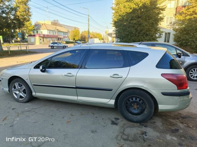Серый Пежо 407, объемом двигателя 2 л и пробегом 375 тыс. км за 2500 $, фото 12 на Automoto.ua