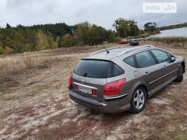 Серый Пежо 407, объемом двигателя 2 л и пробегом 430 тыс. км за 5000 $, фото 25 на Automoto.ua