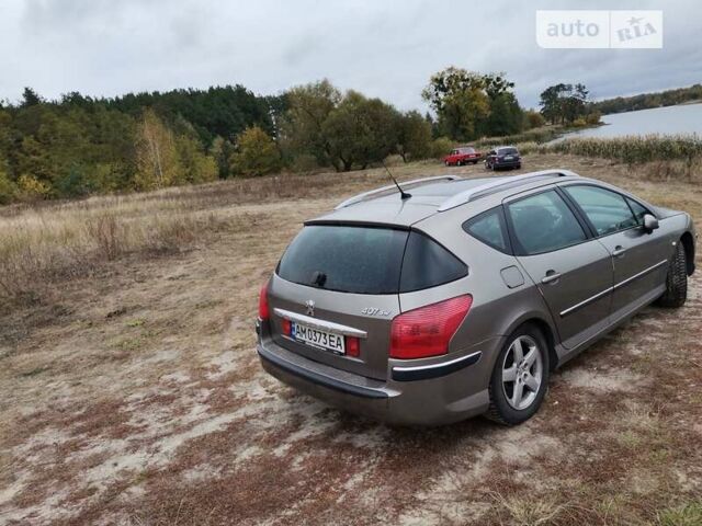 Серый Пежо 407, объемом двигателя 2 л и пробегом 430 тыс. км за 4600 $, фото 25 на Automoto.ua