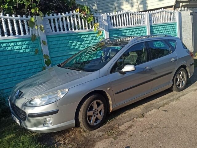 Сірий Пежо 407, об'ємом двигуна 1.7 л та пробігом 280 тис. км за 4200 $, фото 1 на Automoto.ua