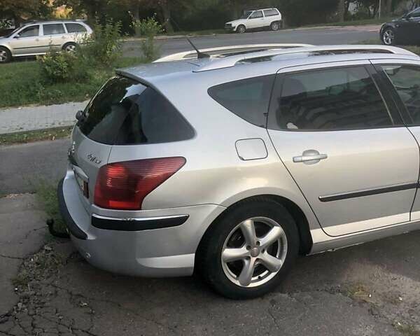 Сірий Пежо 407, об'ємом двигуна 2 л та пробігом 235 тис. км за 3700 $, фото 3 на Automoto.ua