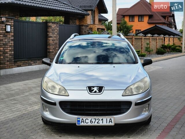 Серый Пежо 407, объемом двигателя 2 л и пробегом 310 тыс. км за 3850 $, фото 1 на Automoto.ua
