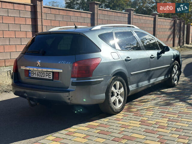 Серый Пежо 407, объемом двигателя 2 л и пробегом 380 тыс. км за 3300 $, фото 4 на Automoto.ua