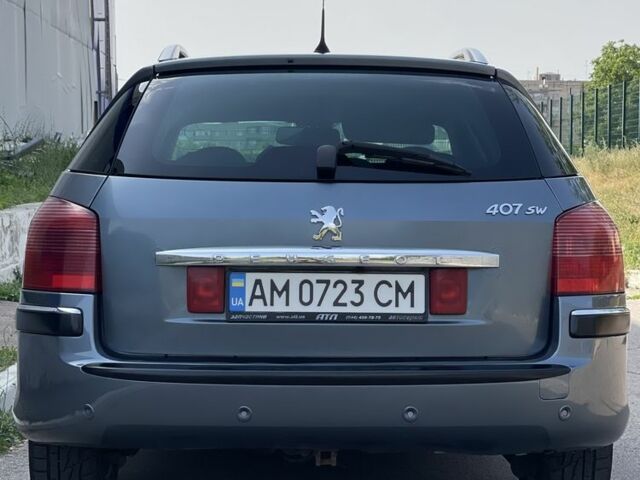 Серый Пежо 407, объемом двигателя 2 л и пробегом 440 тыс. км за 4400 $, фото 3 на Automoto.ua