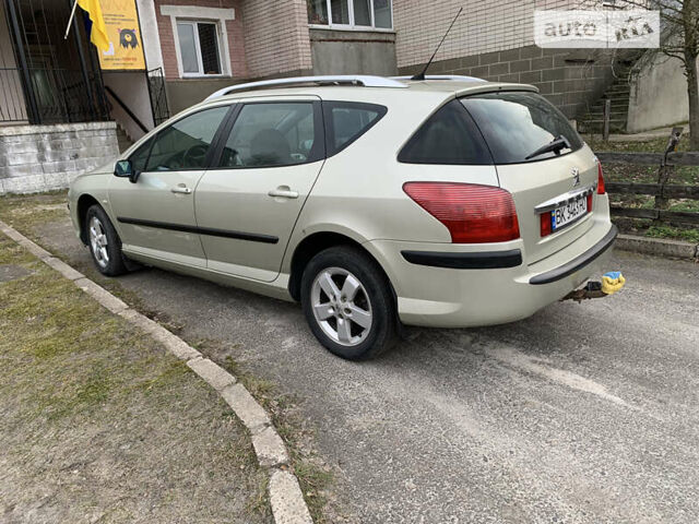 Сірий Пежо 407, об'ємом двигуна 2 л та пробігом 252 тис. км за 4500 $, фото 1 на Automoto.ua