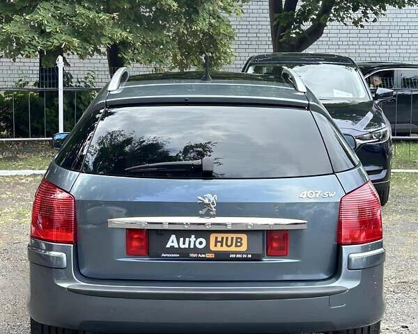 Серый Пежо 407, объемом двигателя 2 л и пробегом 124 тыс. км за 7000 $, фото 5 на Automoto.ua