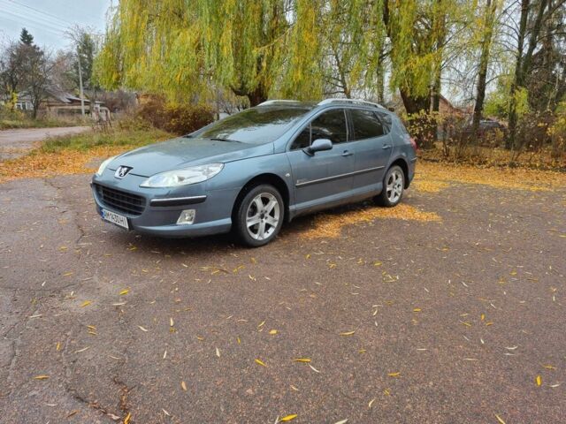 Серый Пежо 407, объемом двигателя 2 л и пробегом 202 тыс. км за 5000 $, фото 1 на Automoto.ua