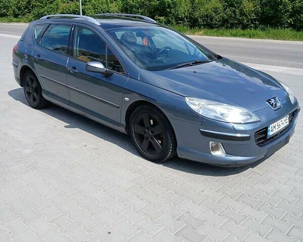 Серый Пежо 407, объемом двигателя 2 л и пробегом 359 тыс. км за 3850 $, фото 2 на Automoto.ua