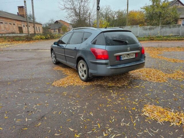 Серый Пежо 407, объемом двигателя 2 л и пробегом 202 тыс. км за 5000 $, фото 7 на Automoto.ua