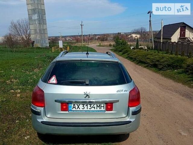 Сірий Пежо 407, об'ємом двигуна 2 л та пробігом 224 тис. км за 5500 $, фото 3 на Automoto.ua