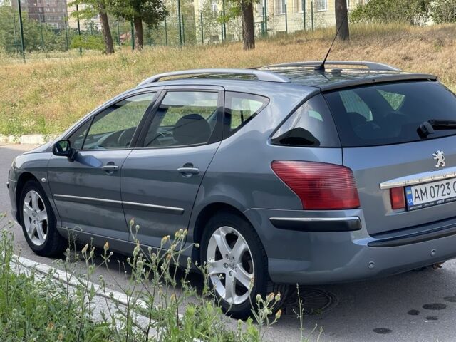 Серый Пежо 407, объемом двигателя 2 л и пробегом 440 тыс. км за 4400 $, фото 4 на Automoto.ua