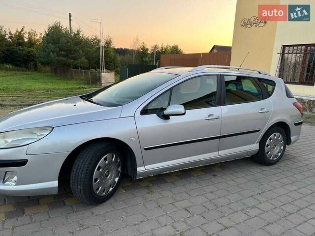 Серый Пежо 407, объемом двигателя 1.56 л и пробегом 297 тыс. км за 4000 $, фото 6 на Automoto.ua