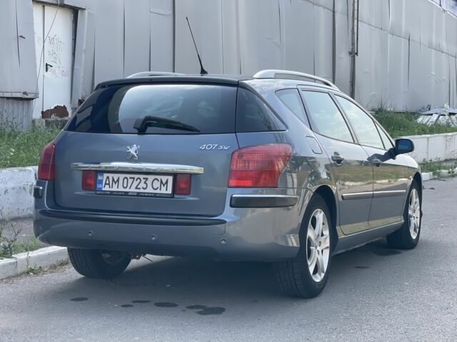 Серый Пежо 407, объемом двигателя 2 л и пробегом 440 тыс. км за 4400 $, фото 2 на Automoto.ua