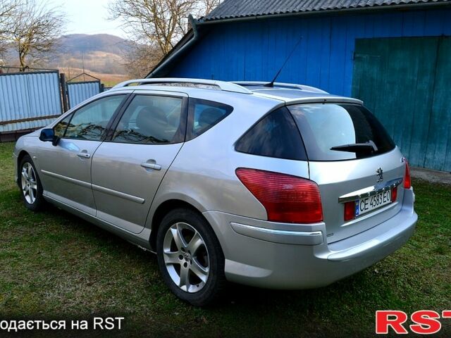 Серый Пежо 407, объемом двигателя 2 л и пробегом 250 тыс. км за 5500 $, фото 2 на Automoto.ua