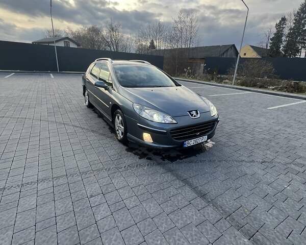 Серый Пежо 407, объемом двигателя 1.6 л и пробегом 302 тыс. км за 4599 $, фото 1 на Automoto.ua