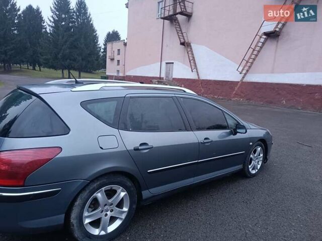 Серый Пежо 407, объемом двигателя 2 л и пробегом 220 тыс. км за 2950 $, фото 11 на Automoto.ua