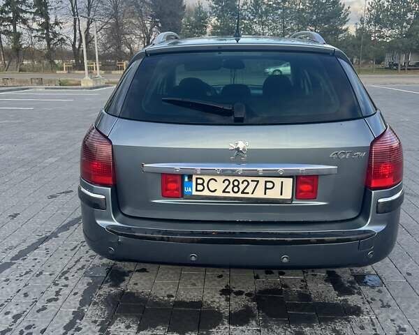 Серый Пежо 407, объемом двигателя 1.6 л и пробегом 302 тыс. км за 4599 $, фото 7 на Automoto.ua