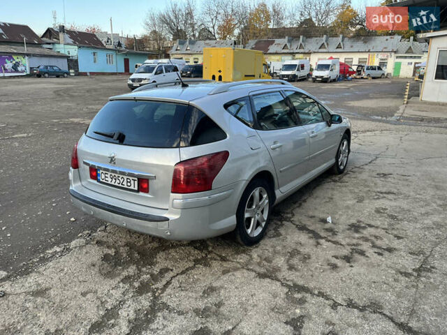 Сірий Пежо 407, об'ємом двигуна 2 л та пробігом 189 тис. км за 5050 $, фото 3 на Automoto.ua