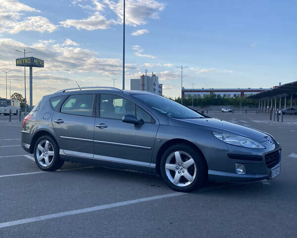Серый Пежо 407, объемом двигателя 2 л и пробегом 264 тыс. км за 5400 $, фото 1 на Automoto.ua