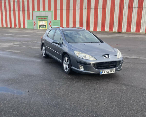 Серый Пежо 407, объемом двигателя 2 л и пробегом 269 тыс. км за 4600 $, фото 1 на Automoto.ua