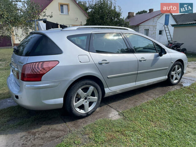 Серый Пежо 407, объемом двигателя 2 л и пробегом 215 тыс. км за 6150 $, фото 3 на Automoto.ua