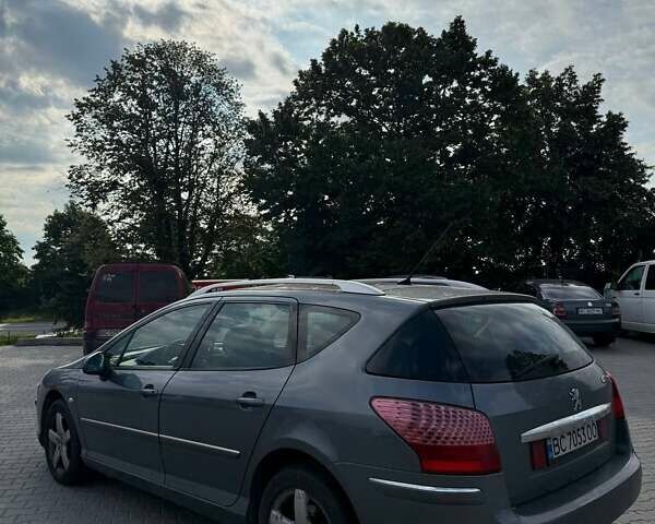 Серый Пежо 407, объемом двигателя 2 л и пробегом 330 тыс. км за 7500 $, фото 2 на Automoto.ua