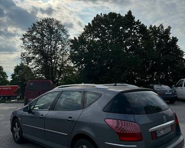 Серый Пежо 407, объемом двигателя 2 л и пробегом 330 тыс. км за 7500 $, фото 4 на Automoto.ua