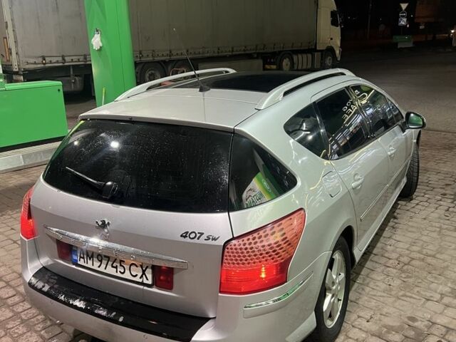 Сірий Пежо 407, об'ємом двигуна 1.6 л та пробігом 293 тис. км за 4350 $, фото 2 на Automoto.ua
