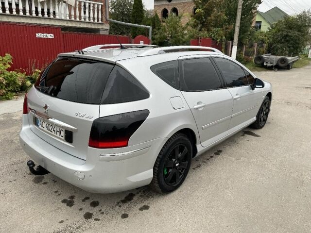 Серый Пежо 407, объемом двигателя 2 л и пробегом 317 тыс. км за 6500 $, фото 5 на Automoto.ua